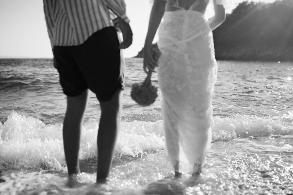 Hvar jedra bay intimate wedding celebration